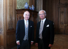 Abschiedsaudienz des Königs von Schweden, S.M. Carl XVI Gustaf, für Botschafter Dr. Joachim Rücker